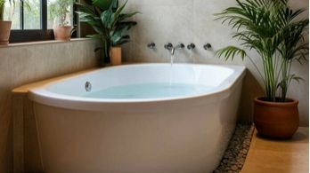 Замена керамического бордюра на пластиковый плинтус. смотреть онлайн