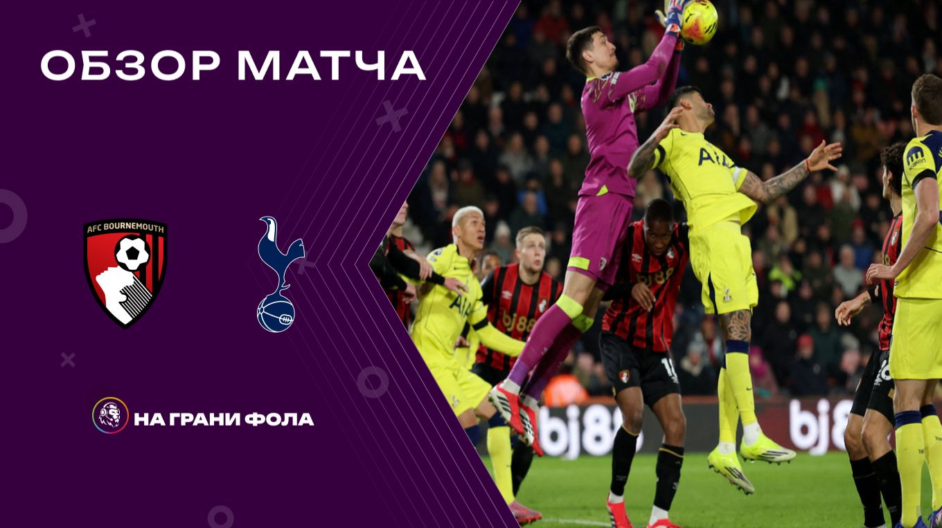 Обзор матча 21 тура Английской Премьер-Лиги. Борнмут - Тоттенхэм смотреть онлайн