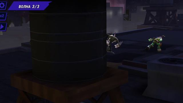 играем в черепашек ниндзя легенды 2часть! сделали атаку Леонардо на 6 ступень!!!