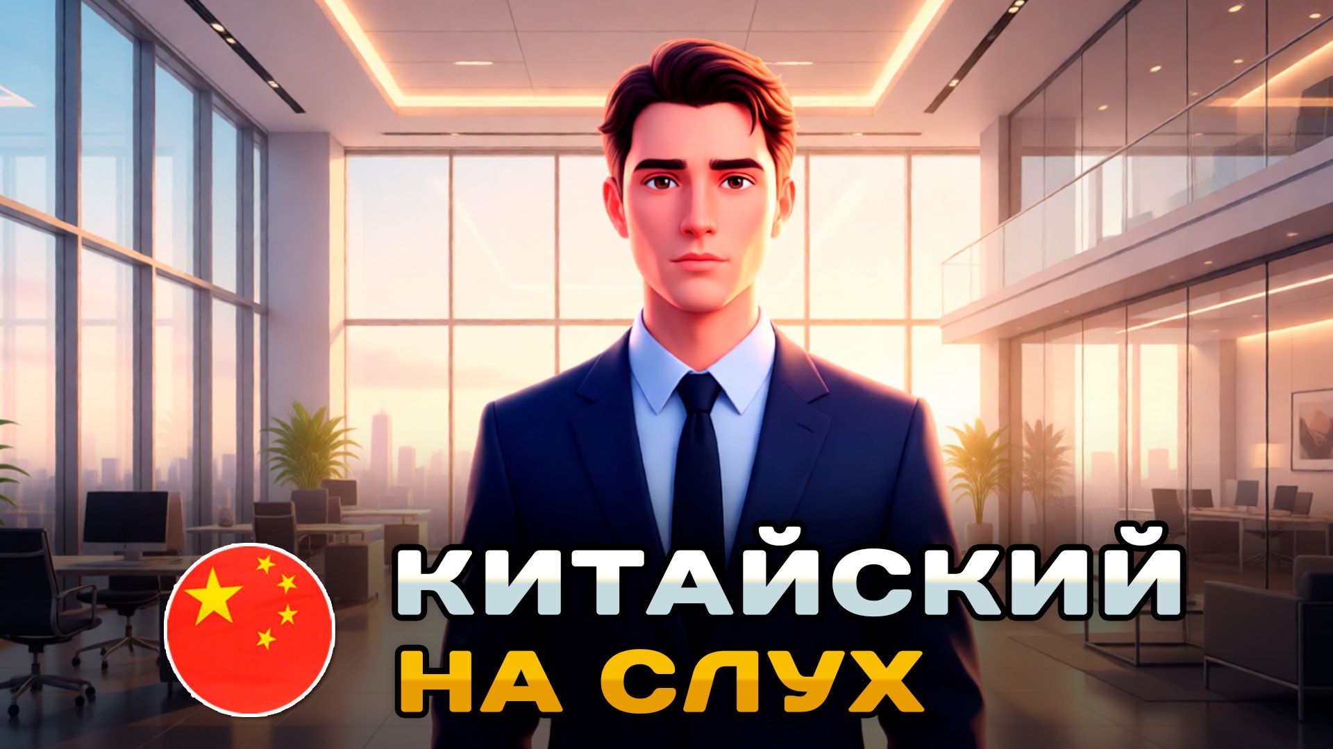 Простой рассказ на Китайском (HSK2): Молодой бизнесмен | Китайский на слух для начинающих 🎧 смотреть онлайн