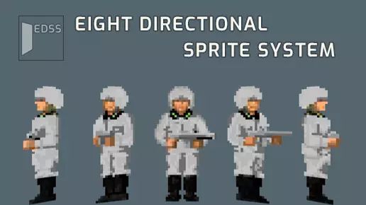 Asset Unity - Eight Directional Sprite System (Восьминаправленная система Спрайтов) смотреть онлайн