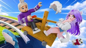 УПРАВЛЯЕМ ОДНОЙ ВАГОНЕТКОЙ! Roblox Wacky Rails