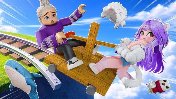 УПРАВЛЯЕМ ОДНОЙ ВАГОНЕТКОЙ! Roblox Wacky Rails