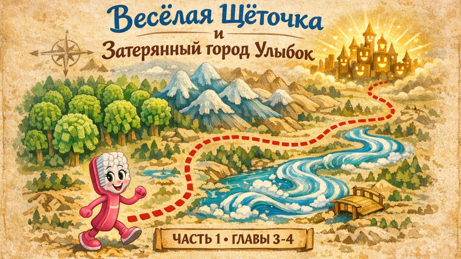 Весёлая Щёточка и Затерянный город Улыбок. Часть 1. Глава 3-4