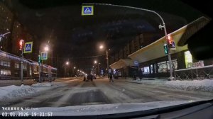 Очень торопился...