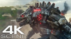 Годзилла и Конг против Мехагодзиллы. Сцена битвы из фильма