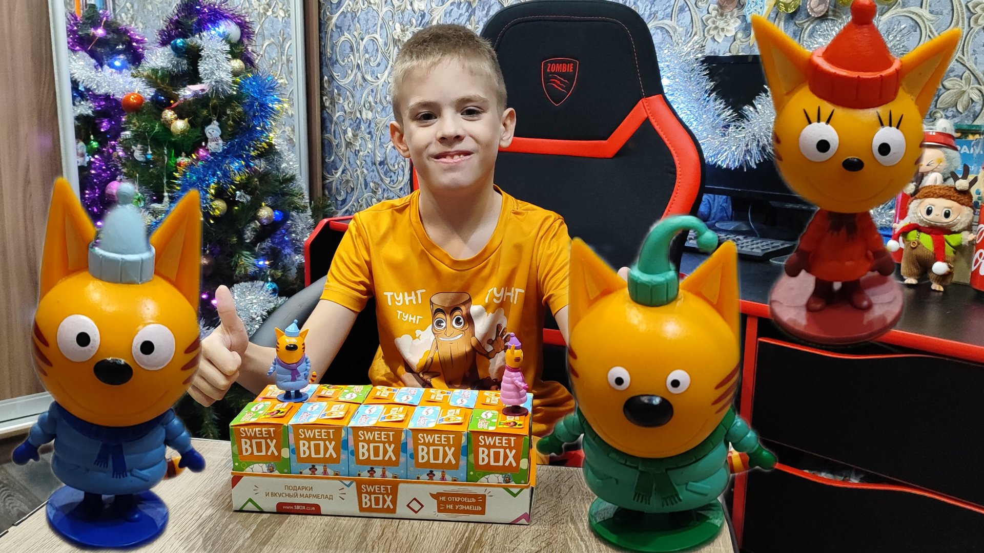 Распаковка SWEET BOX из коллекции ТРИ КОТА.