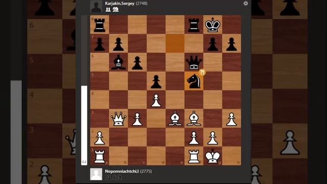 Самый быстрый выигрыш Сергея Карякину у Яна Непомнящего_ всего 25 ходов смотреть онлайн