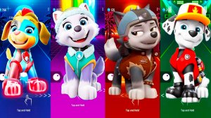 Мультики для Детей Щенячий Патруль Tiles Hop - ЭЛЛА, ЭВЕРЕСТ, ГАСКЕТ