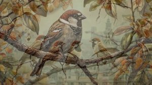 Воробьи: птицы с уникальными мышцами для равновесия