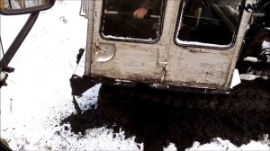 Трактора по бездорожью. Кировец, мтз, т-40, т-150 в грязи