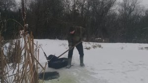 Чистка пруда в саду! Жизнь в деревне! Свой пруд