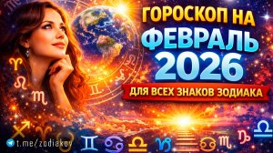 🔮 Гороскоп на ФЕВРАЛЬ 2026 года для всех знаков зодиака