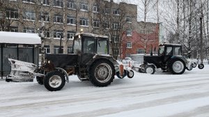 очистка дорог от снега 161 часть