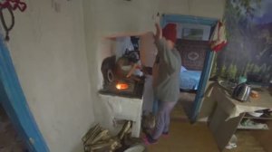 Жизнь в деревне. Оладьи из бананов, яиц и муки.