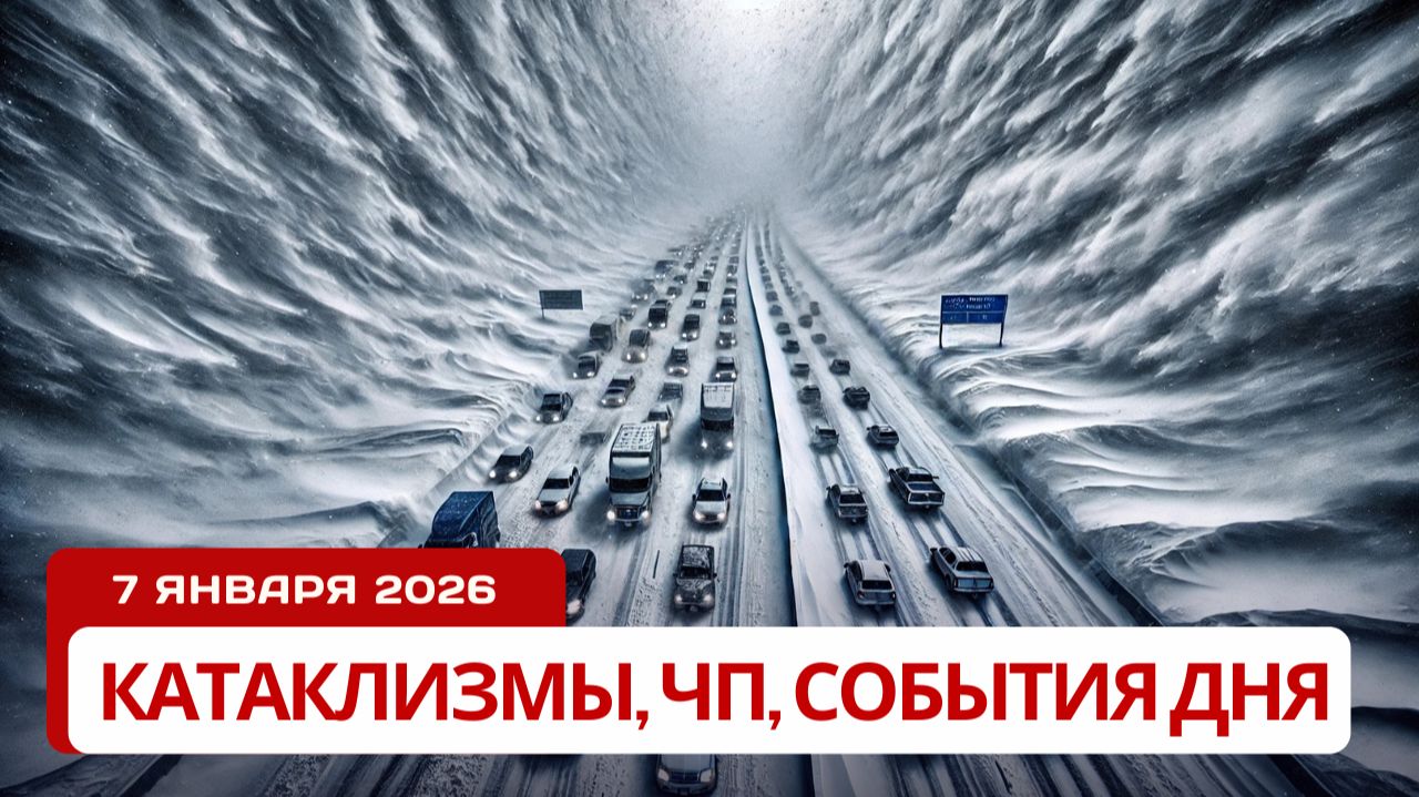 Новости Сегодня 07.01.2026 - Катаклизмы сегодня, ЧП, События дня | Европа Россия США Индия Китай смотреть онлайн