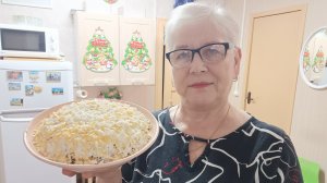 " Жизнь на пенсии". Мои будни - ходили на речку, сделала очередной салат...