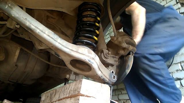 Замена задних пружин подвески Нью Актион смотреть онлайн