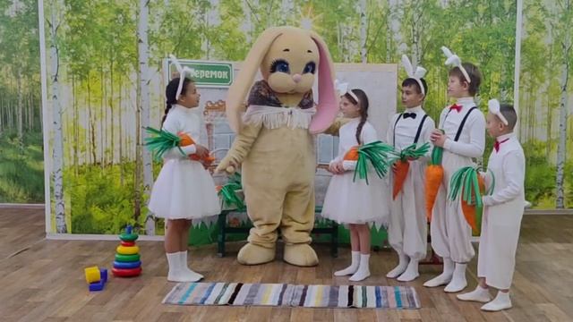 Сказка на новый лад "Зайчиха и пять зайчат"