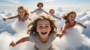 За облаками