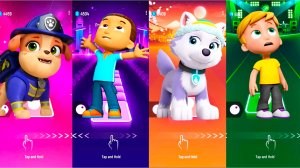 Мультики для Детей Щенячий Патруль Tiles Hop - ЭВЕРЕСТ И ДРУГИЕ