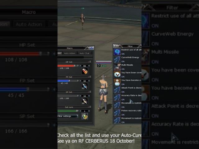 AUTO-CURE MACRO NEW FEATURE RF CERBERUS 2025 #liverfonline #rfonlineindonesia #rfcerberus #rfonline