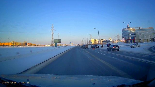 07 01 2026 Авария на Объездной