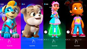 Мультики для Детей Щенячий Патруль Tiles Hop