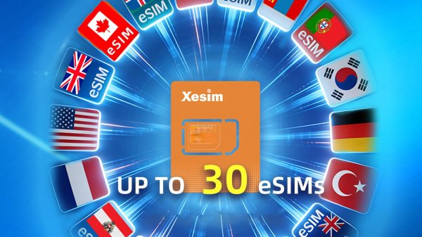 Xesim ваш путь к бесперебойной и доступной глобальной связи. Теперь до 30 eSIM в одной карте
