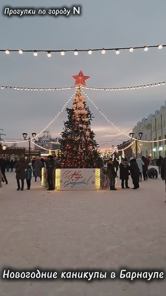 Новогодние каникулы в Барнауле