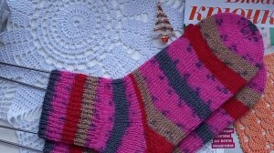 Носочки 🧦 с Таней2026,🧶 отчёт за январь месяц❄️❄️❄️☃️