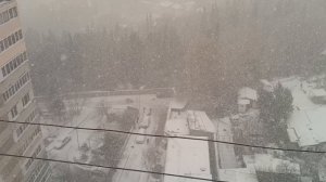 Гаспра.снег 2025 г.