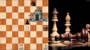 ШАХМАТНЫЙ ЭТЮД. Ладья против коня или СКЛЕП для ЧЕРНОГО КОРОЛЯ