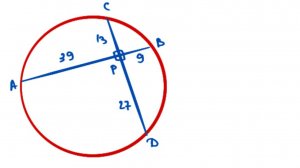 ОГЭ МАТЕМАТИКА - 23 - Т. СИНУСОВ С ПЕРЕСЕКАЮЩИМИСЯ ХОРДАМИ