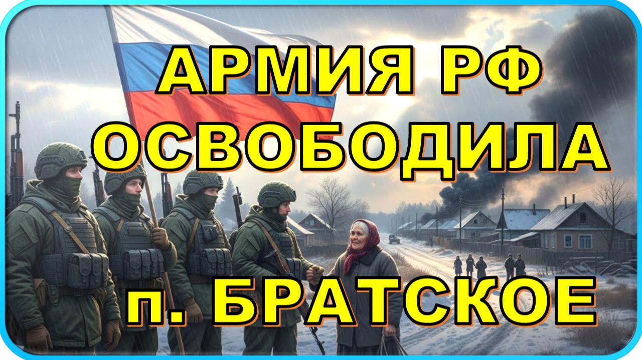 🔥 СРОЧНО: Армия РФ освободила посёлок Братское в Днепропетровской области Украины 🔥 смотреть онлайн