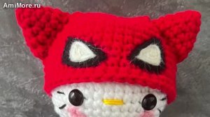 Амигуруми: схема Кошка-герой | Игрушки вязаные крючком