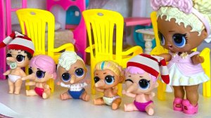 ВЫРОСЛИ НОСИКИ👃 У ВРУНИШЕК В ДЕТСКОМ САДИКЕ😲🤣 ЛОЛ сюрприз куклы мультики