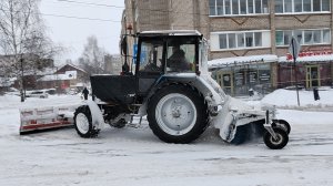 очистка дорог от снега 162 часть