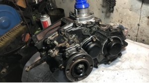 Косозубая рк с понижением 2.5 УАЗ. Сборка.