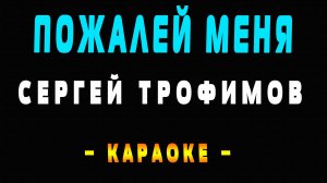 Караоке Сергей Трофимов - Пожалей меня