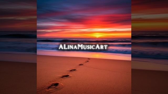 ALinaMusicArt-Footprints By The Shore🌆