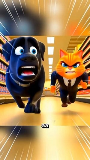 ЛУЧШИЙ ДРУГ КОТИКА ЭТО СОБАКА ❤️ #кот #юмор #мультик #семья