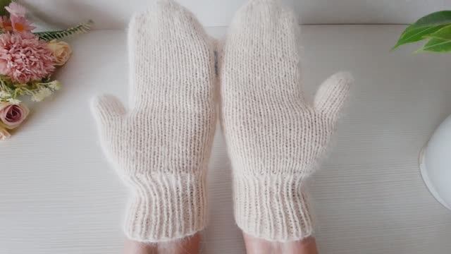 Варежки теплые и комфортные./ МК / смотреть онлайн