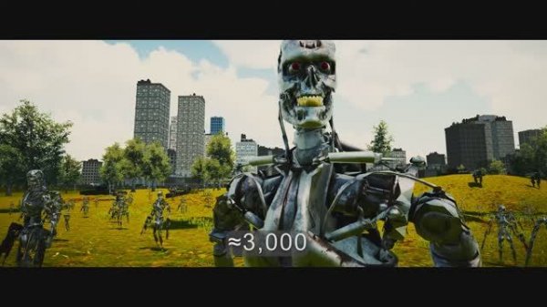 14 000 ТЕРМИНАТОРОВ против 3 000 000 КСЕНОМОРФОВ! Кто выиграет город [4k]