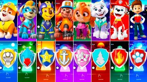 Мультики для Детей Щенячий Патруль Tiles Hop - КРЕПЫШ, ГОНЩИК, ЗУМА, СКАЙ, ЭВЕРЕСТ, МАРШАЛЛ