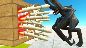 ТУННЕЛЬ ВОЗДУШНЫХ РАКЕТ ПРОТИВ МОНСТРОВ - Симулятор битвы с восстанием животн