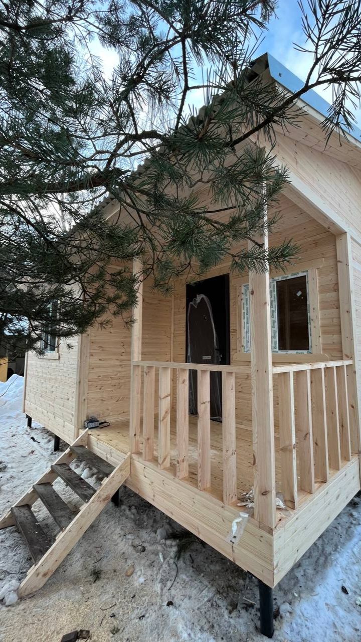 Щитовой дом в Московской области за два дня!