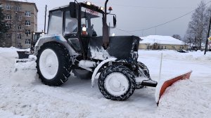 очистка дорог от снега 164 часть