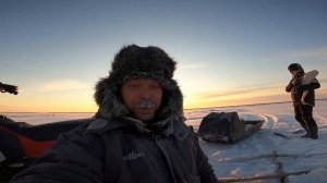 Отличная январская рыбалка на Енисее. 55