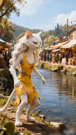 Кошка. #мультик #заработок #нейросеть #рекомендация #лайки #заработоконлайн #рек #врек